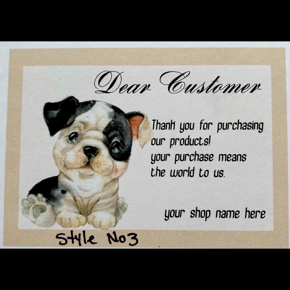 New Poshmark Thank you For Your Business Cards, 100 TY   Cards - Picture 3 of 10